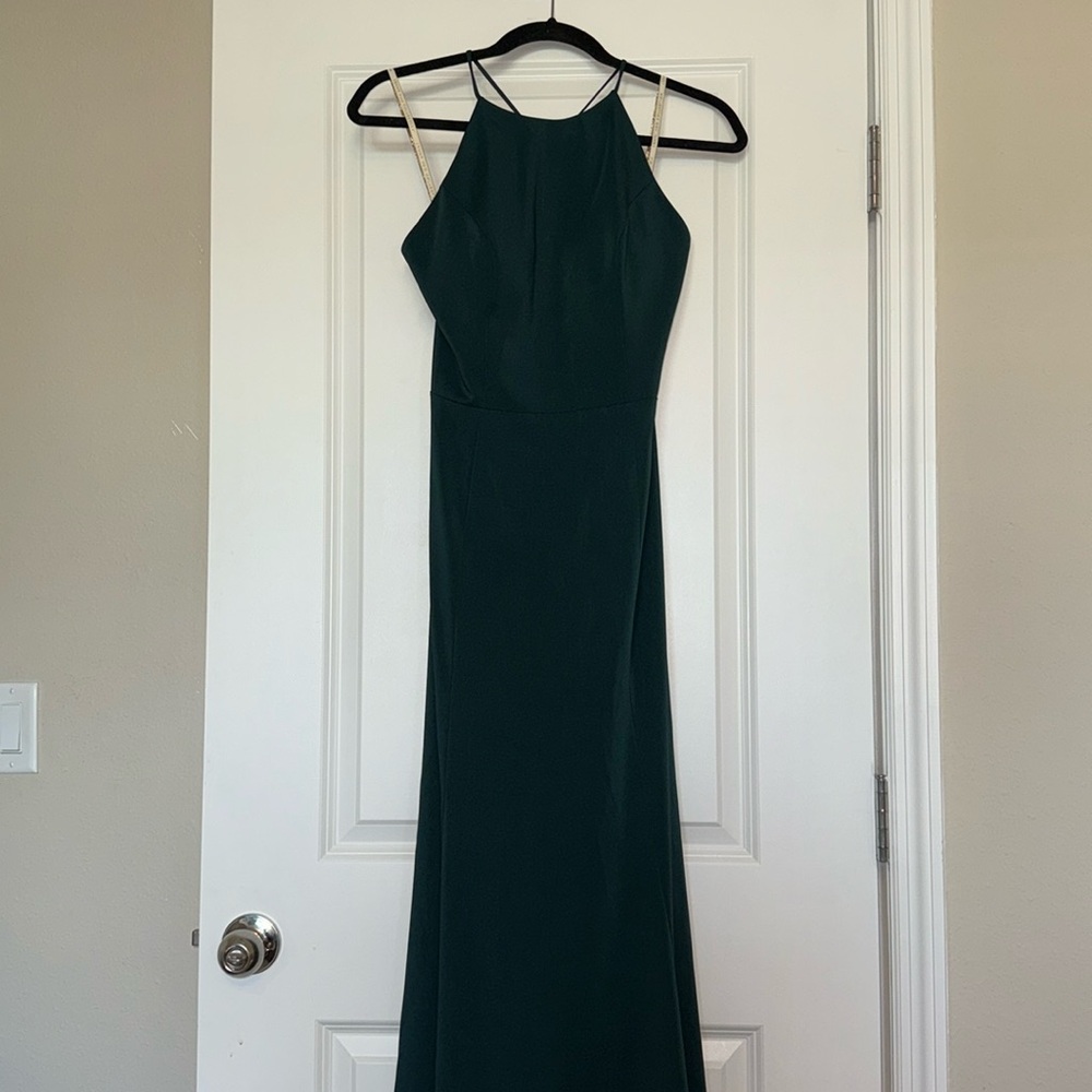 Jenny Yoo Naomi Dress in Emerald Green